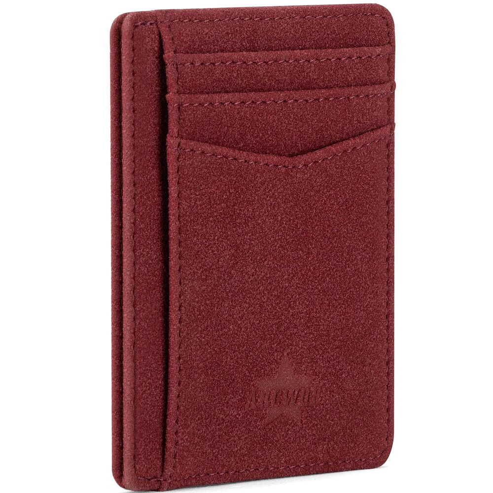 3266 Slim Wallet Minimalist Front Pocket RFID Blocking and Leather Wallets